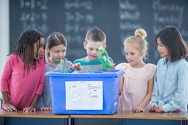 recycling in the classroom